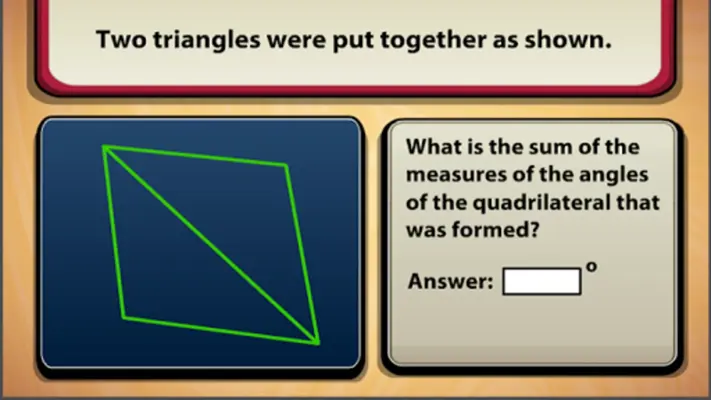 Sum Measures Angles Quadrilate android App screenshot 1